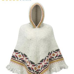 Sherpa Poncho. This is new, no tags.